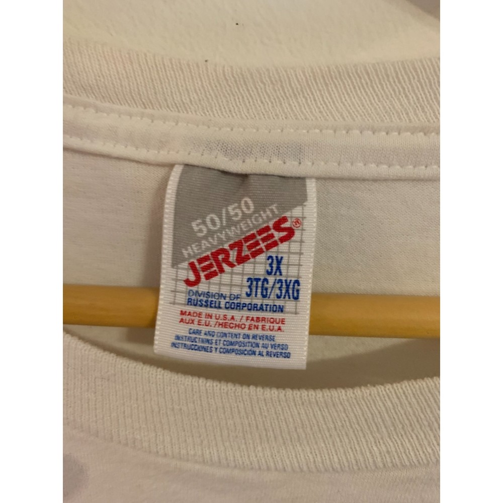 Vintage Jerzees Men's Size 3x New Jersey Made in USA T-Shirt - Picture 3 of 4